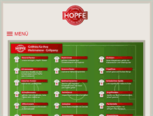 Tablet Screenshot of fleischerei-hopfe.de